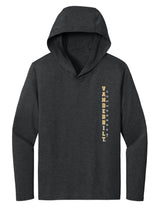Women's Vanderbilt Commodores Long Sleeve Hooded Shirt - Vertical Vanderbilt Commodores