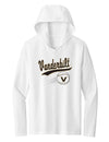 Women's Vanderbilt Commodores Long Sleeve Hooded Shirt - Script Vanderbilt Baseball