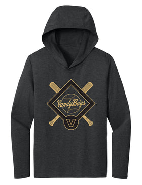 Women's Vanderbilt Commodores Long Sleeve Hooded Shirt - VandyBoys Baseball