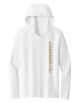 Women's Vanderbilt Commodores Long Sleeve Hooded Shirt - Vertical Vandy Commodores