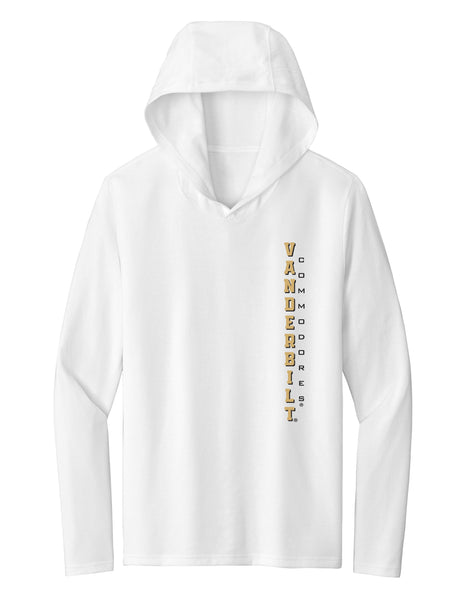 Women's Vanderbilt Commodores Long Sleeve Hooded Shirt - Vertical Vandy Commodores