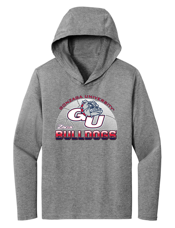 Women's Gonzaga Bulldogs Long Sleeve Hooded Tee Shirt - Gonzaga Basketball