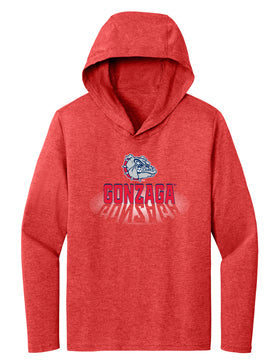 Women's Gonzaga Bulldogs Long Sleeve Hooded Tee Shirt - Spotlight Gonzaga