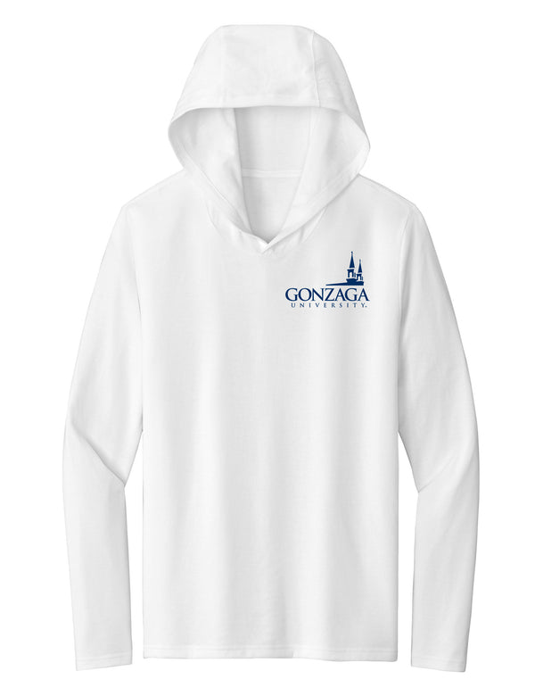 Women's Gonzaga Bulldogs Long Sleeve Hooded Tee Shirt - Gonzaga Spires