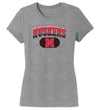 Women's Nebraska Huskers Premium Tri-Blend Tee Shirt - Full Color Huskers Fade with Block N