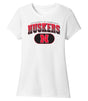 Women's Nebraska Huskers Premium Tri-Blend Tee Shirt - Full Color Huskers Fade with Block N