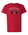 Women's Nebraska Huskers Premium Tri-Blend Tee Shirt - Full Color Huskers Fade with Block N