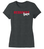 Women's Nebraska Huskers Premium Tri-Blend Tee Shirt - Script Huskers Overlap Nebraska