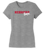 Women's Nebraska Huskers Premium Tri-Blend Tee Shirt - Script Huskers Overlap Nebraska