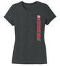 Women's Nebraska Huskers Premium Tri-Blend Tee Shirt - Vertical Huskers Herbie Husker
