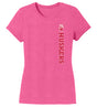 Women's Nebraska Huskers Premium Tri-Blend Tee Shirt - Vertical Huskers Herbie Husker