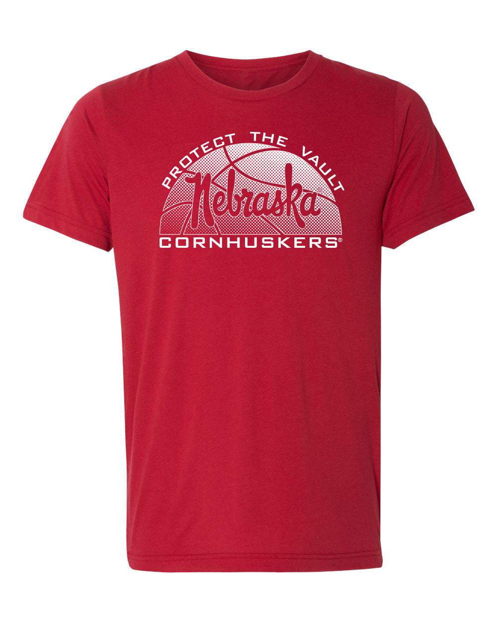 Women's Nebraska Huskers Premium Tri-Blend Tee Shirt - Script Nebraska Basketball