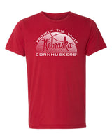 Women's Nebraska Huskers Premium Tri-Blend Tee Shirt - Script Nebraska Basketball
