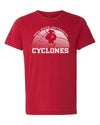 Women's Iowa State Cyclones Premium Tri-Blend Tee Shirt - Iowa State Basketball with Cy