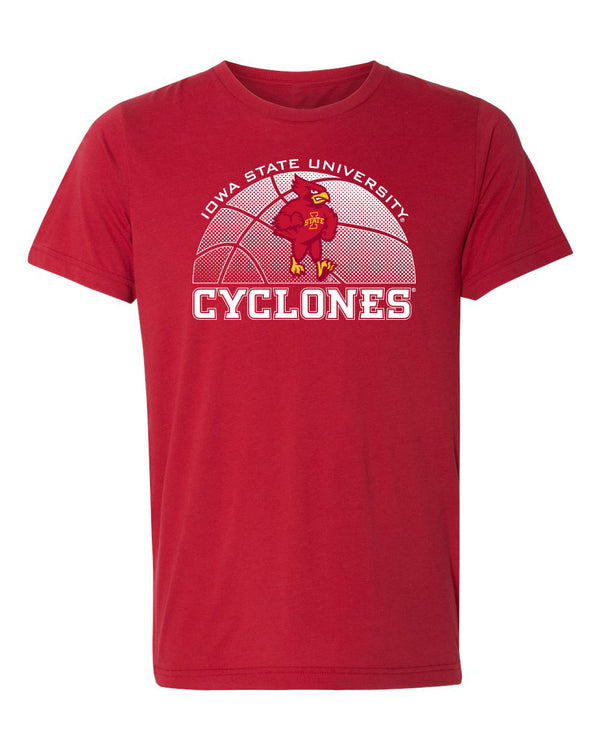 Women's Iowa State Cyclones Premium Tri-Blend Tee Shirt - Iowa State Basketball with Cy