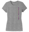 Women's Northern Iowa Panthers Premium Tri-Blend Tee Shirt - Vertical University of Northern Iowa