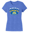 Women's South Dakota State Jackrabbits Premium Tri-Blend Tee Shirt - SDSU Full Color Fade Plus Primary Logo