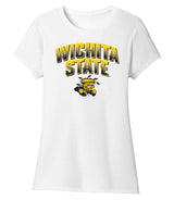 Women's Wichita State Shockers Premium Tri-Blend Tee Shirt - Wichita State Full Color Fade