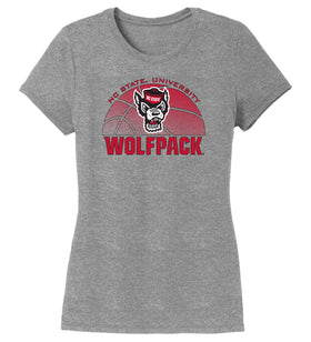 Women's North Carolina State Wolfpack Premium Tri-Blend Tee Shirt - NC State Basketball