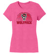 Women's North Carolina State Wolfpack Premium Tri-Blend Tee Shirt - NC State Basketball
