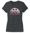 Women's Mississippi State Bulldogs Premium Tri-Blend Tee Shirt - MSU Bulldogs Basketball