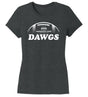 Women's Mississippi State Bulldogs Premium Tri-Blend Tee Shirt - MSU Dawgs Football