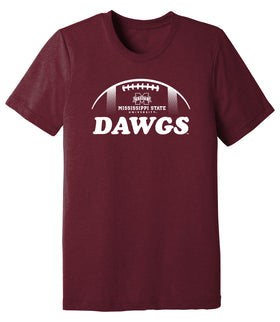 Women's Mississippi State Bulldogs Premium Tri-Blend Tee Shirt - MSU Dawgs Football