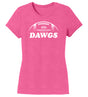 Women's Mississippi State Bulldogs Premium Tri-Blend Tee Shirt - MSU Dawgs Football