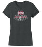 Women's Mississippi State Bulldogs Premium Tri-Blend Tee Shirt - Bulldogs Spotlight and Shadow