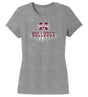 Women's Mississippi State Bulldogs Premium Tri-Blend Tee Shirt - Bulldogs Spotlight and Shadow