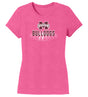 Women's Mississippi State Bulldogs Premium Tri-Blend Tee Shirt - Bulldogs Spotlight and Shadow
