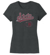 Women's Mississippi State Bulldogs Premium Tri-Blend Tee Shirt - Mississippi State Baseball