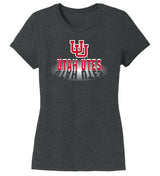 Women's Utah Utes Premium Tri-Blend Tee Shirt - Spotlight Shadow Utah Utes