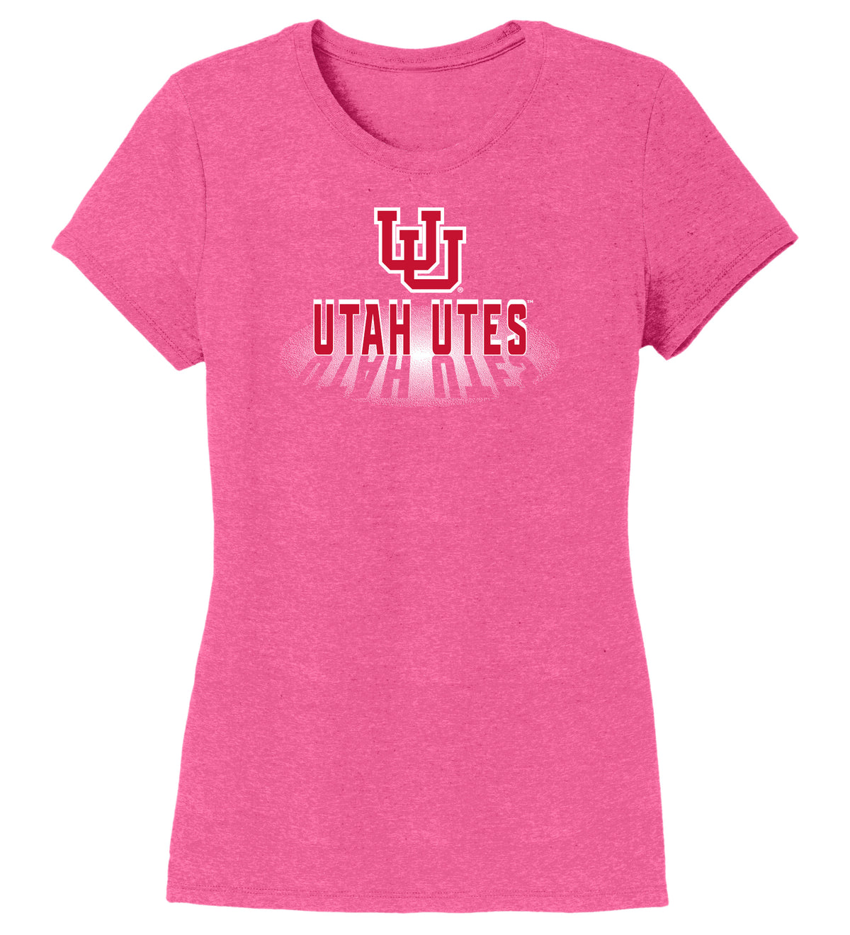 Women's Utah Utes Premium Tri-Blend Tee Shirt - Spotlight Shadow Utah Utes