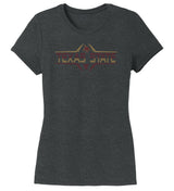 Women's Texas State Bobcats Premium Tri-Blend Tee Shirt - Striped Texas State Football Laces