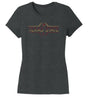 Women's Texas State Bobcats Premium Tri-Blend Tee Shirt - Striped Texas State Football Laces