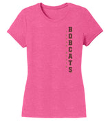 Women's Texas State Bobcats Premium Tri-Blend Tee Shirt - Vertical Texas State Bobcats