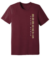 Women's Texas State Bobcats Premium Tri-Blend Tee Shirt - Vertical Texas State Bobcats