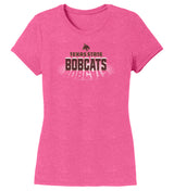 Women's Texas State Bobcats Premium Tri-Blend Tee Shirt - Spotlight Bobcats