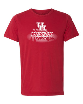 Women's Houston Cougars Premium Tri-Blend Tee Shirt - Spotlight and Shadow Houston