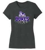 Women's James Madison Dukes Premium Tri-Blend Tee Shirt - Spotlight and Shadow Dukes