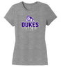 Women's James Madison Dukes Premium Tri-Blend Tee Shirt - Spotlight and Shadow Dukes