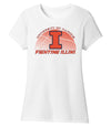 Women's Illinois Fighting Illini Premium Tri-Blend Tee Shirt - University of Illinois Basketball