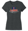 Women's Illinois Fighting Illini Premium Tri-Blend Tee Shirt - Spotlight and Shadow Illinois