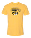 Women's Missouri Tigers Premium Tri-Blend Tee Shirt - Full Color Fade Tigers Logo