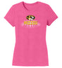 Women's Missouri Tigers Premium Tri-Blend Tee Shirt - Spotlight and Shadow Mizzou