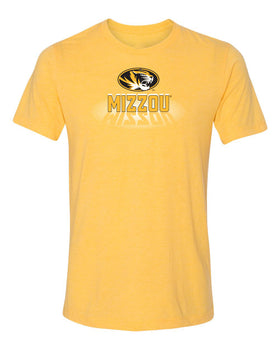 Women's Missouri Tigers Premium Tri-Blend Tee Shirt - Spotlight and Shadow Mizzou