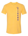 Women's LSU Tigers Premium Tri-Blend Tee Shirt - Vertical Louisiana State University Tigers