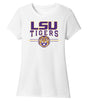 Women's LSU Tigers Premium Tri-Blend Tee Shirt - LSU Tigers 3-Stripe
