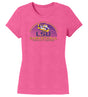 Women's LSU Tigers Premium Tri-Blend Tee Shirt - LSU Basketball Geaux Tigers